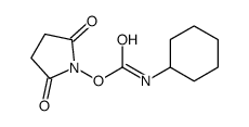 (2,5-dioxopyrrolidin-1-yl) N-cyclohexylcarbamate Structure