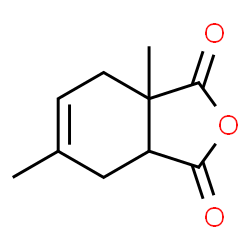 3a,4,7,7a-tetrahydro-3a,5(or 3a,6)-dimethylisobenzofuran-1,3-dione Structure