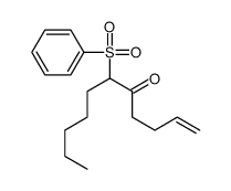 6-(benzenesulfonyl)undec-1-en-5-one Structure