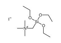 trimethyl(triethoxysilylmethyl)azanium,iodide Structure