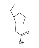2-[(1S,2S)-2-ethylcyclopentyl]acetic acid Structure