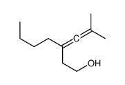 3-(2-methylprop-1-enylidene)heptan-1-ol结构式