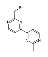 2-(bromomethyl)-4-(2-methylpyrimidin-4-yl)pyrimidine Structure