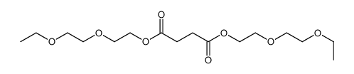 bis[2-(2-ethoxyethoxy)ethyl] butanedioate结构式