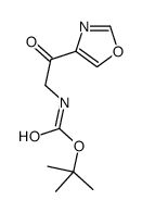 tert-butyl N-[2-(1,3-oxazol-4-yl)-2-oxoethyl]carbamate Structure