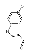 2-Propenal,3-[(1-oxido-4-pyridinyl)amino]- structure