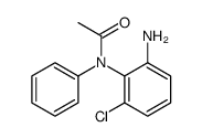 N-(2-amino-6-chlorophenyl)-N-phenylacetamide结构式