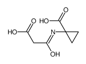 1-[(2-carboxyacetyl)amino]cyclopropane-1-carboxylic acid Structure