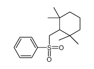 (2,2,6,6-tetramethylcyclohexyl)methylsulfonylbenzene结构式