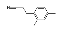 3-(2,4-dimethyl-phenyl)-propionitrile结构式