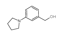 (3-pyrrolidin-1-ylphenyl)methanol Structure