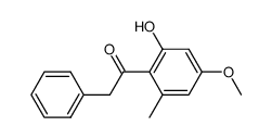 2-hydroxy-4-methoxy-6-methyl-deoxybenzoin Structure