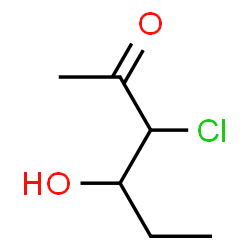 2-Hexanone,3-chloro-4-hydroxy- Structure