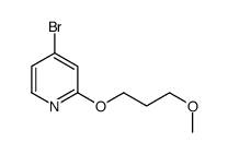 4-Bromo-2-(3-methoxypropoxy)pyridine结构式