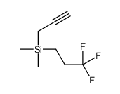 dimethyl-prop-2-ynyl-(3,3,3-trifluoropropyl)silane Structure