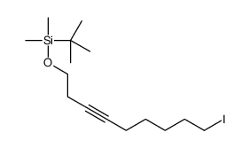 tert-butyl-(9-iodonon-3-ynoxy)-dimethylsilane结构式