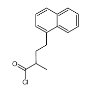 α-methyl-1-naphthalenebutanoyl chloride Structure