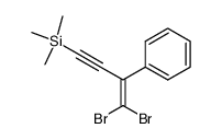 (4,4-dibromo-3-phenylbut-3-en-1-yn-1-yl)trimethylsilane结构式