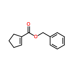 Benzyl 1-cyclopentene-1-carboxylate Structure