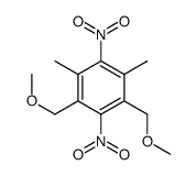 1,5-bis(methoxymethyl)-2,4-dimethyl-3,6-dinitrobenzene Structure