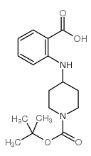 N-(1-BOC-PIPERIDIN-4-YL)-2-AMINOBENZOIC ACID Structure