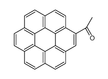 1-coronen-1-ylethanone Structure