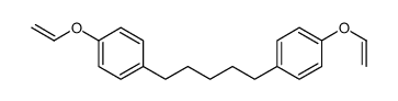 1-ethenoxy-4-[5-(4-ethenoxyphenyl)pentyl]benzene结构式