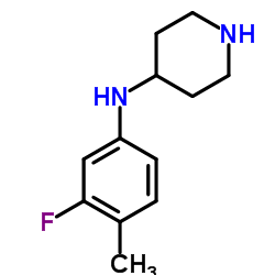 (3-FLUORO-4-METHYL-PHENYL)-PIPERIDIN-4-YL-AMINE picture