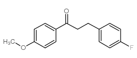3-(4-FLUOROPHENYL)-4'-METHOXYPROPIOPHENONE结构式