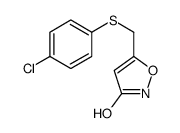 5-[(4-chlorophenyl)sulfanylmethyl]-1,2-oxazol-3-one Structure