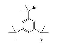 1,3-bis(2-bromopropan-2-yl)-5-tert-butylbenzene Structure