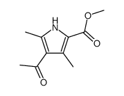 methyl 4-acetyl-3,5-dimethyl-1H-pyrrole-2-carboxylate Structure