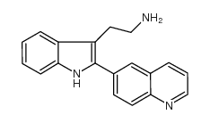 2-(2-quinolin-6-yl-1H-indol-3-yl)ethanamine Structure