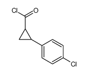 Cyclopropanecarbonyl chloride, 2-(p-chlorophenyl)- (7CI) Structure