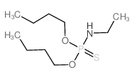 N-dibutoxyphosphinothioylethanamine结构式