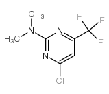 4-chloro-N,N-dimethyl-6-(trifluoromethyl)pyrimidin-2-amine Structure