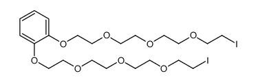 1,2-bis[2-[2-[2-(2-iodoethoxy)ethoxy]ethoxy]ethoxy]benzene Structure