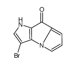 3-bromo-1H-pyrrolo[2,3-b]pyrrolizin-8-one Structure