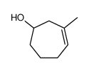 3-methylcyclohept-3-en-1-ol结构式