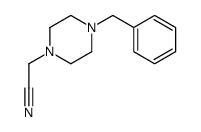 (4-Benzylpiperazin-1-yl)acetonitrile Structure