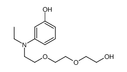 3-[ethyl-[2-[2-(2-hydroxyethoxy)ethoxy]ethyl]amino]phenol结构式