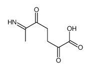 6-imino-2,5-dioxoheptanoic acid Structure