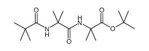 C(CH3)3-CO-(Aib)2-OtBu Structure