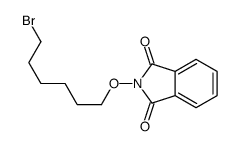 2-(6-bromohexoxy)isoindole-1,3-dione结构式
