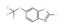 2-CHLORO-6-((TRIFLUOROMETHYL)THIO)BENZO[D]THIAZOLE picture