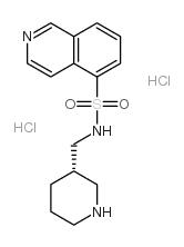 (R)-Isoquinoline-5-sulfonic acid (piperidin-3-ylmethyl)-amide dihydrochloride Structure