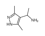 rac-1-(3,5-dimethyl-1H-pyrazol-4-yl)ethanamine结构式