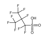 1,1,2,3,3,3-hexafluoro-2-(trifluoromethyl)propanesulphonic acid structure