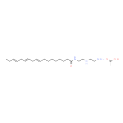 N-[2-[(2-aminoethyl)amino]ethyl]octadeca-9,12,15-trienamide monoacetate picture