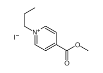 methyl 1-propylpyridin-1-ium-4-carboxylate,iodide结构式